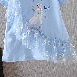 Đầm Công Chúa Elsa Cho Bé Gái