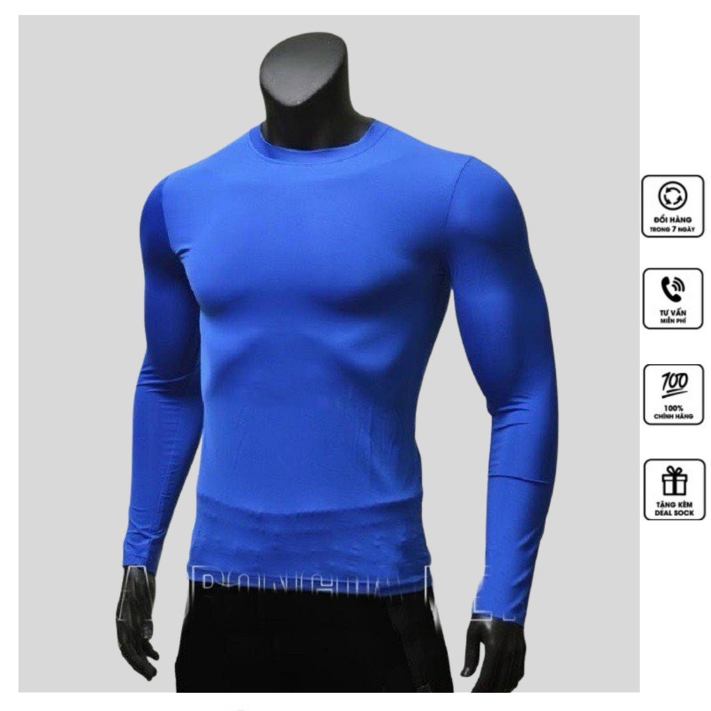 Áo thun nam giữ nhiệt cao cấp áo giữ nhiệt nam thể thao mềm mại co dãn 4 chiều - TOPMEN