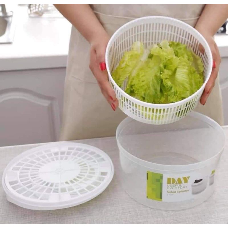 Rổ quay rau chính hãng làm ráo rau ngay tức thì, giữ được độ tươi lâu của thực phẩm