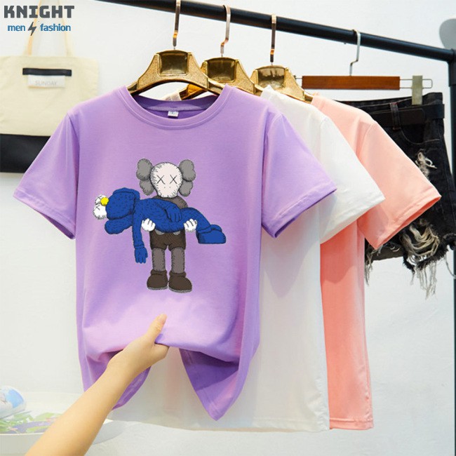 Áo Thun Tay Dài In Hình Kaws Trẻ Trung Cho Cặp Đôi | BigBuy360 - bigbuy360.vn