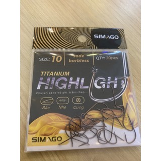 Lưỡi câu SiMaGo sobe barbless