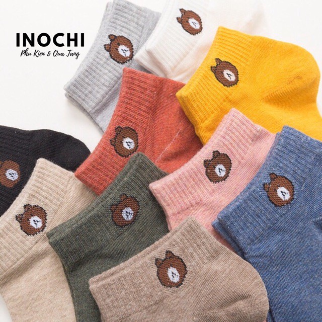 [SỈ = LẺ] 10 ĐÔI TAT GẤU BROWN CHO NAM,NỮ CỰC ĐẸP- HÀNG QUẢNG CHÂU --&gt; NÓI KHÔNG VỚI HÀNG LOẠI 2