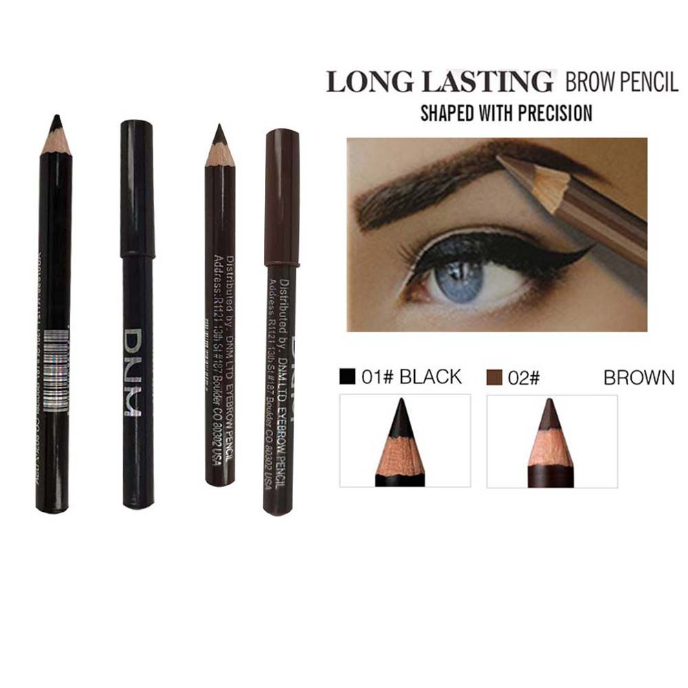 Bút Chì Kẻ Lông Mày Mịn Siêu Mịn Lâu Trôi Không Thấm Nước Tự Động Xoay Nhiều Màu