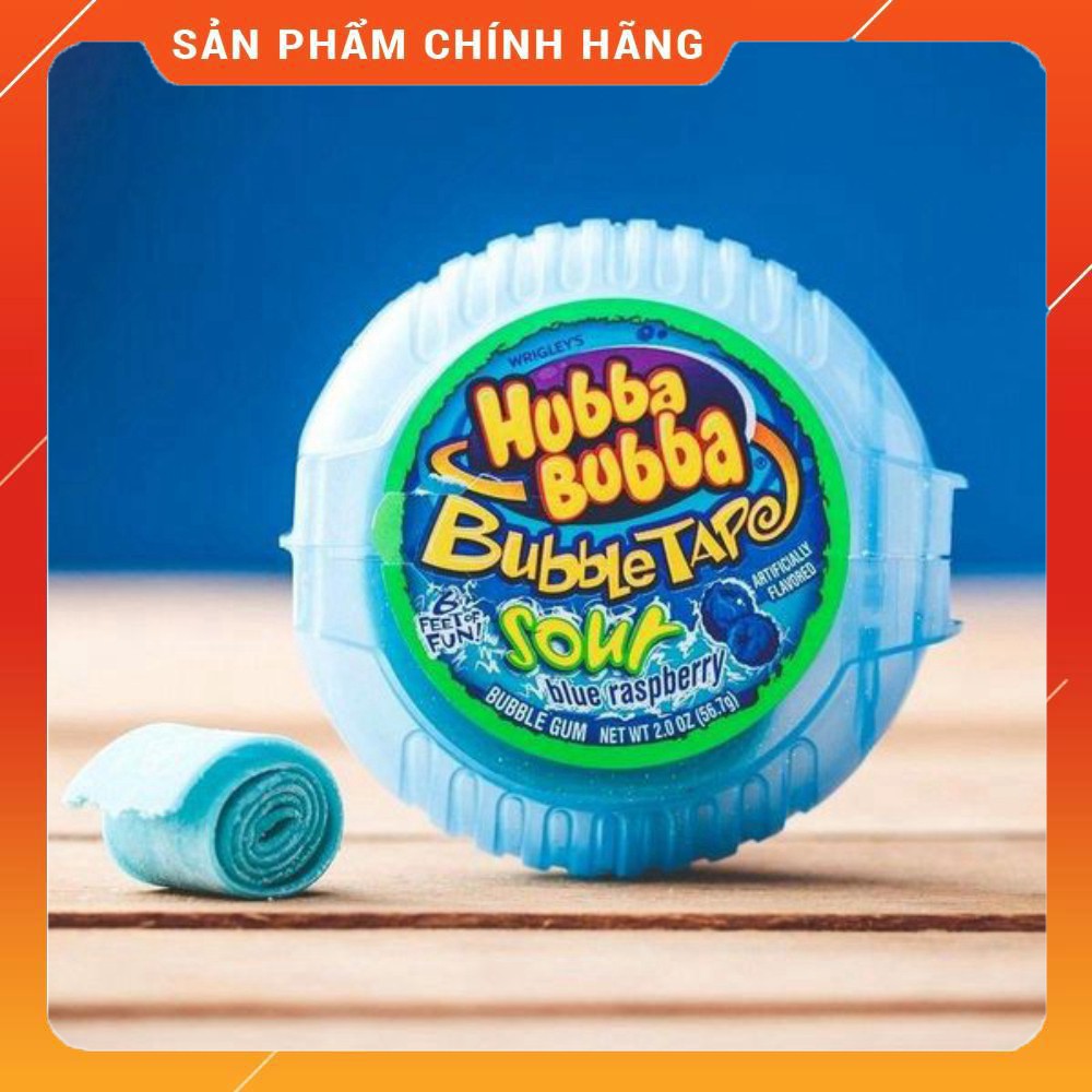 (9 vị) Kẹo gum cuộn siêu dài Hubba Bubba (180cm - 56gr)