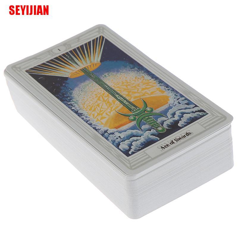 Bộ Bài Tarot Bỏ Túi 78 Lá Ai Cập Crowley Thoth Độc Đáo