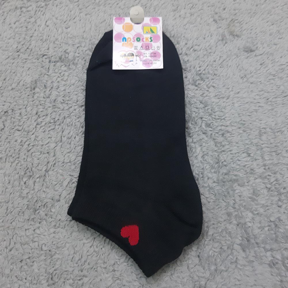 Combo 5 Đôi Vớ Tất Nam Cổ Ngắn Thêu Trái Tim Thời Trang TC1072