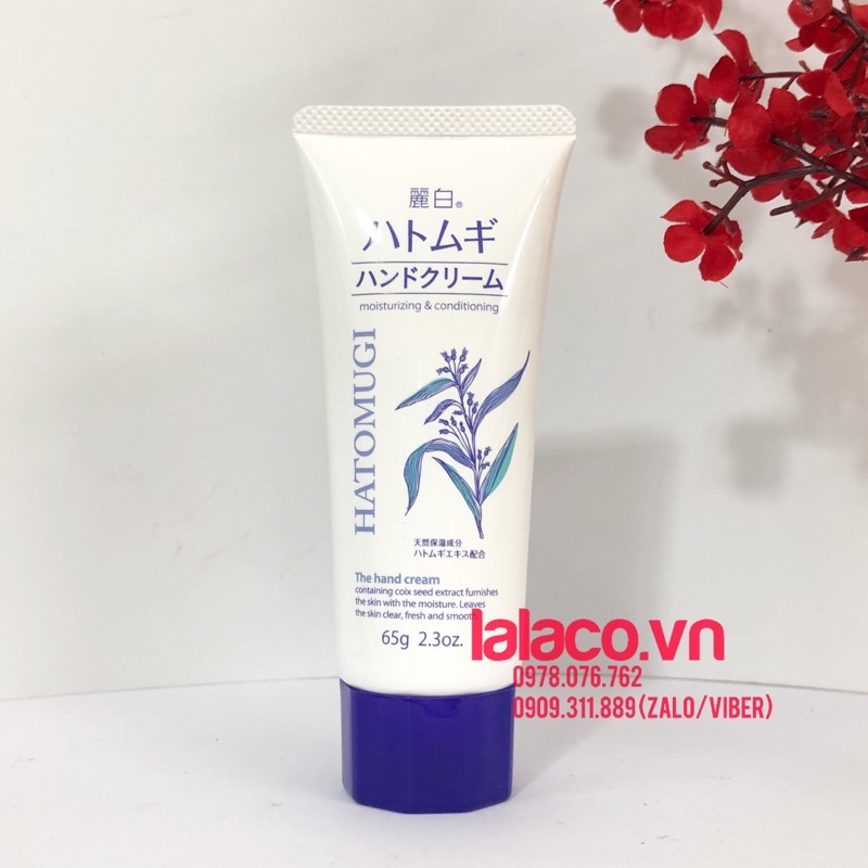 Kem dưỡng da tay Hatomugi Hand Cream 65g Nhật Bản