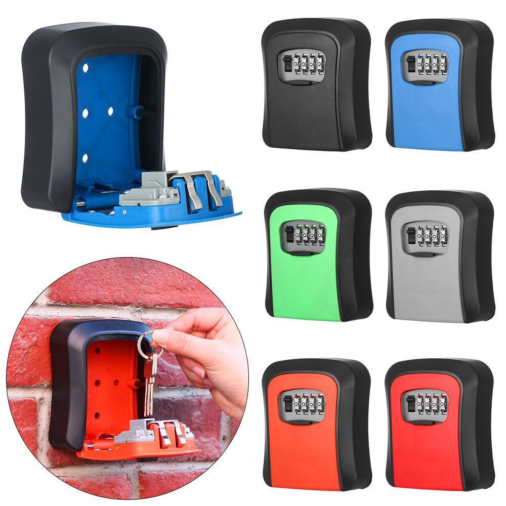 HECCEH Key Box Engineering Plastic Wall Mounted Indoor Outdoor Safe Boxs