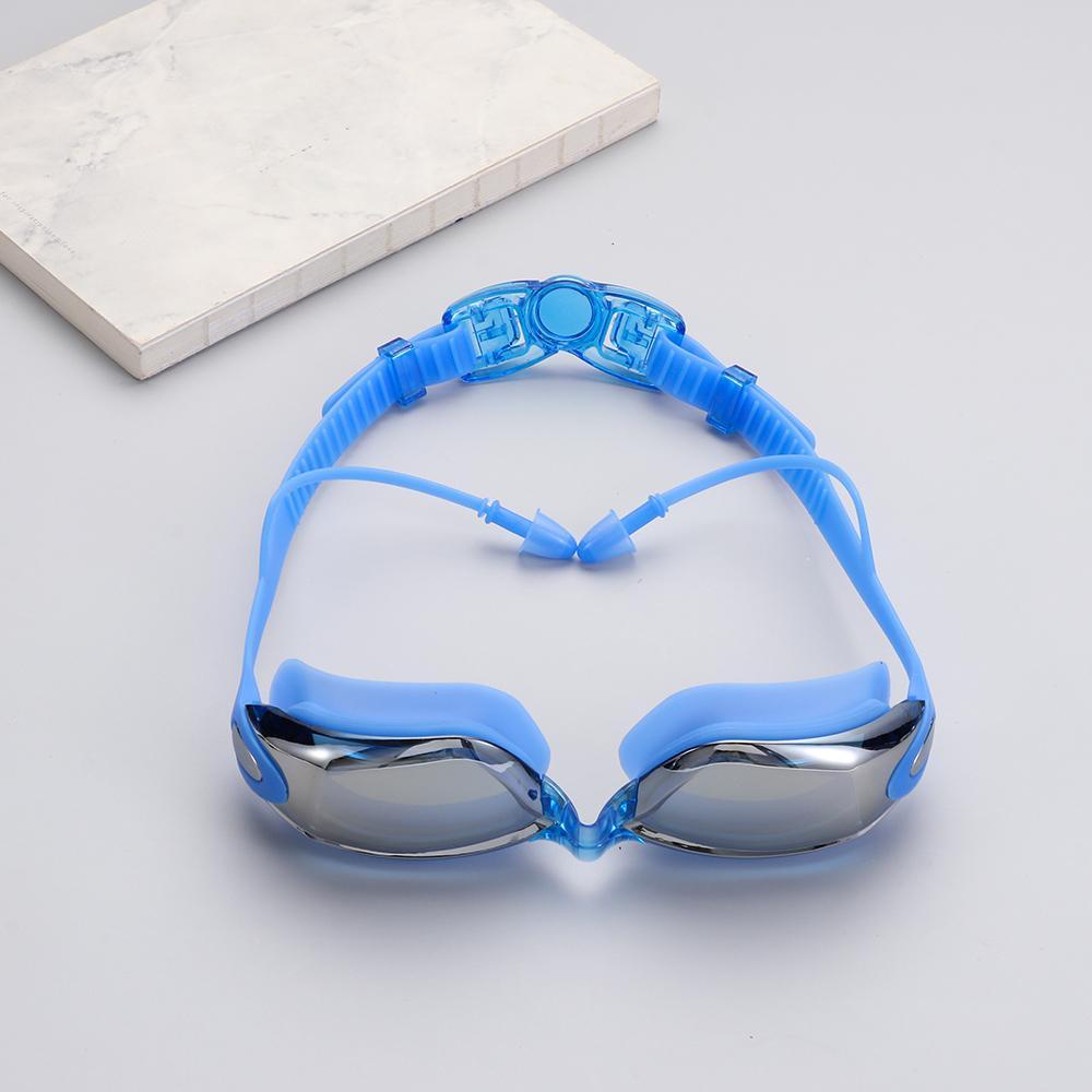 MUVAKO Kính Bơi Chuyên Nghiệp Chống Tia UV Bằng Silicone Có Thể Điều Chỉnh