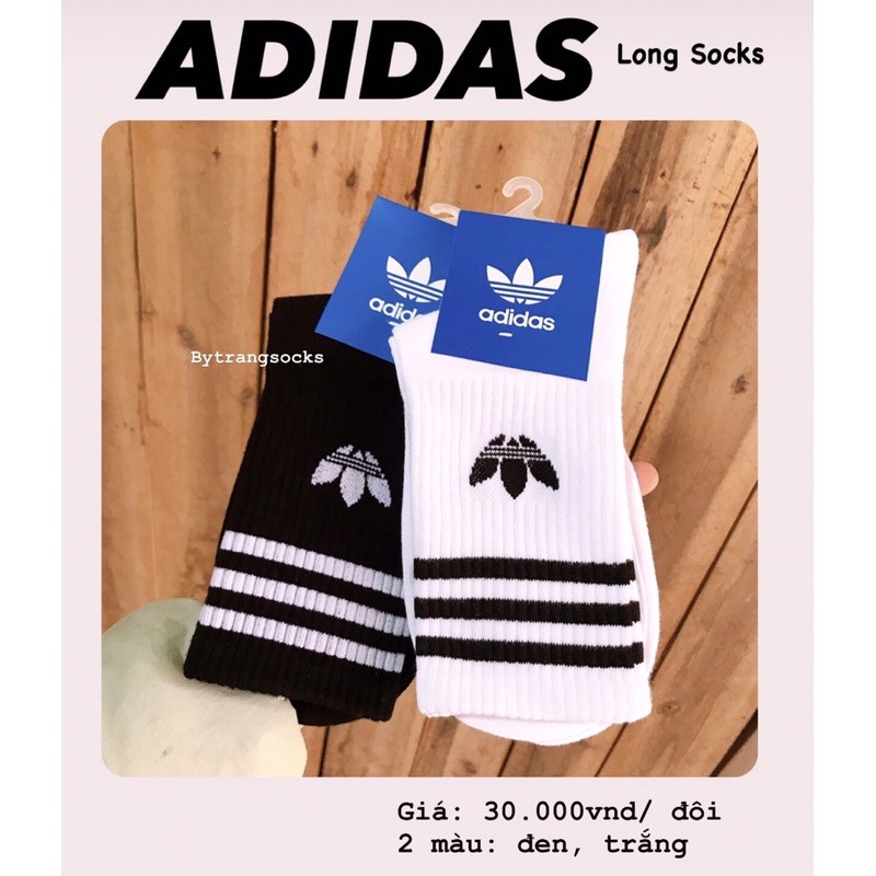 Tất Adidas cao cổ - ảnh thật