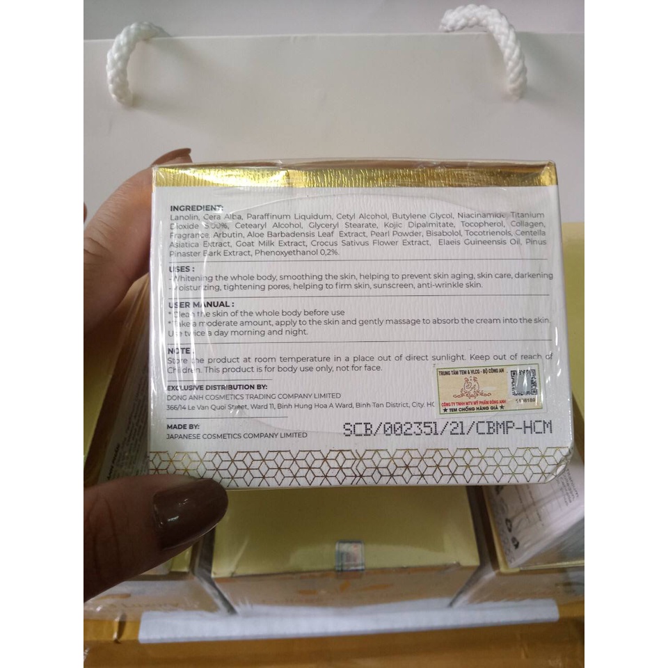Kem Body Collagen X3 Luxury 250gr(mẩu mới)