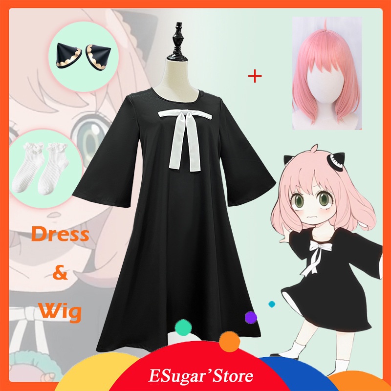 Đầm Cosplay Nhân Vật Anya Forger Trong Manga SPY×FAMILY