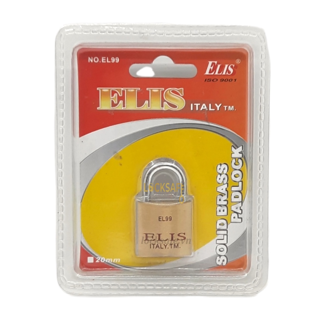 Ổ Khóa Mini Solid Brass Elis Khóa Tủ Khóa Hộp Trang Điểm Chính Hãng 20-30mm