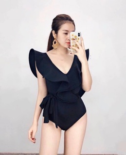 Áo tắm liền bèo cánh sen