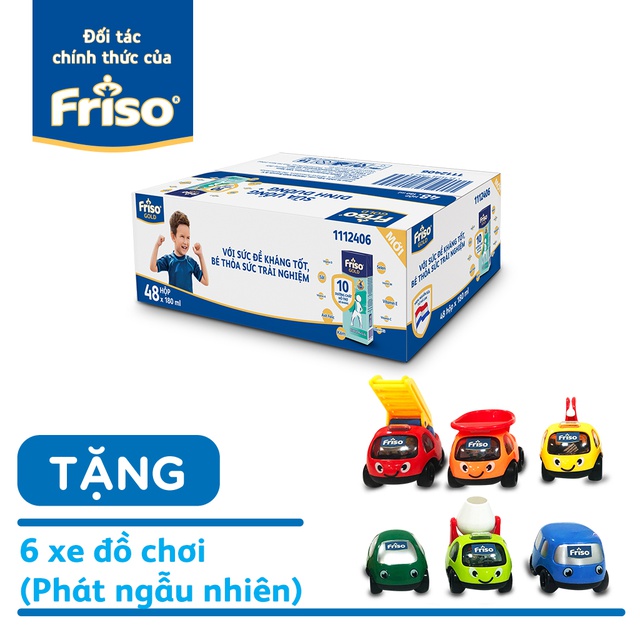 (HCM) Thùng Sữa Bột Pha Sẵn Friso Gold 180ml ( Date mới)