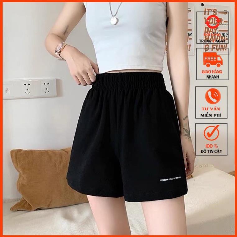 [Hàng loại 1] Quần short unisex_quần short đũi chun thêu siêu Hot