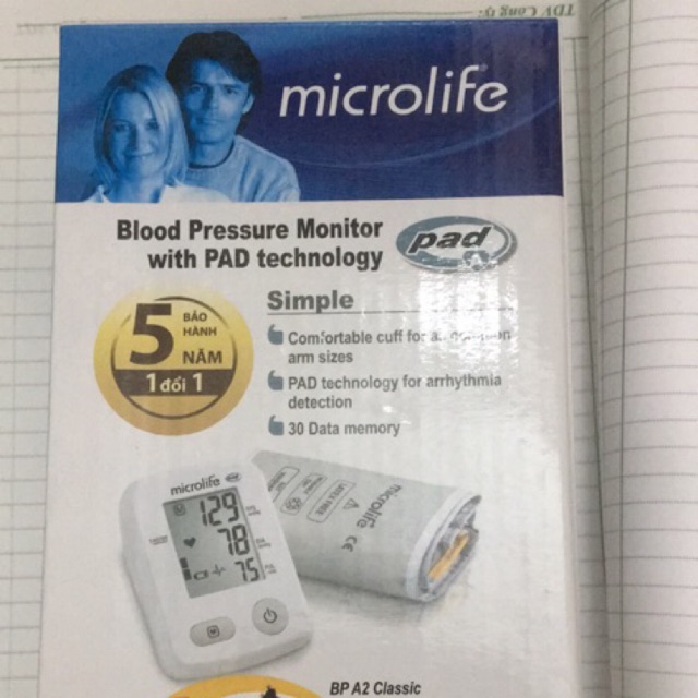 Máy đo huyết áp Microlife Bắp tay