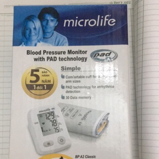 Máy đo huyết áp Microlife Bắp tay
