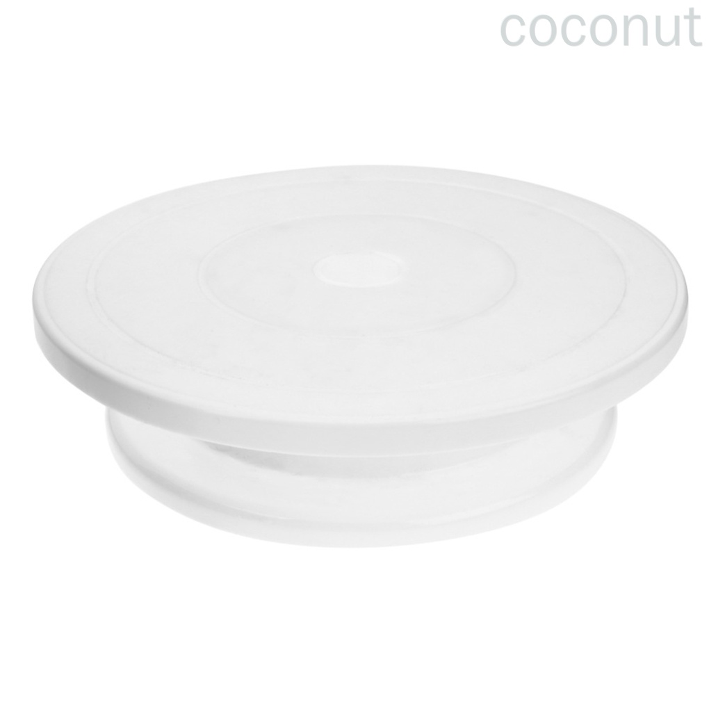 Đĩa Nhựa Tròn Xoay Chống Trượt Dùng Trang Trí Bánh Kem Diy