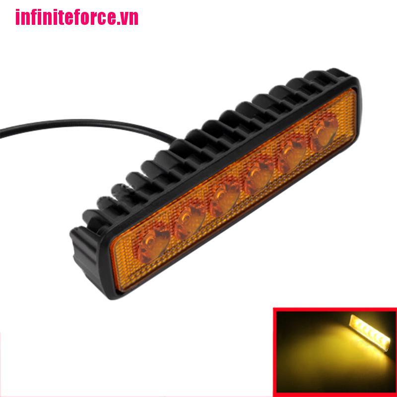 (Hàng Mới) Đèn Sương Mù 18w 18w Màu Vàng Cho Xe Hơi