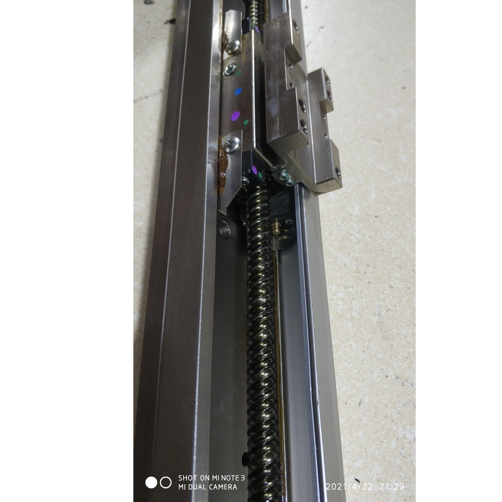 Combo vitme + ray trượt THÂN THÉP