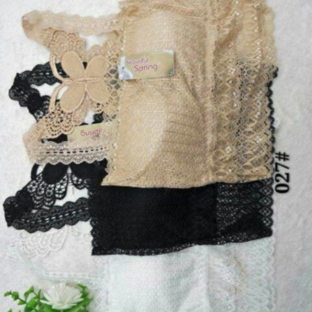 [ ảnh thật ] Áo bra ren 2 dây hình cánh bướm có đệm ngực 027 | BigBuy360 - bigbuy360.vn