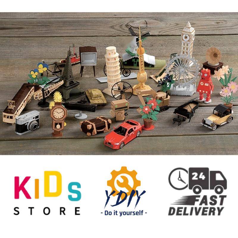 Mô Hình Chậu Hoa Giấy 3D Xếp Hình Thủ Công DIY