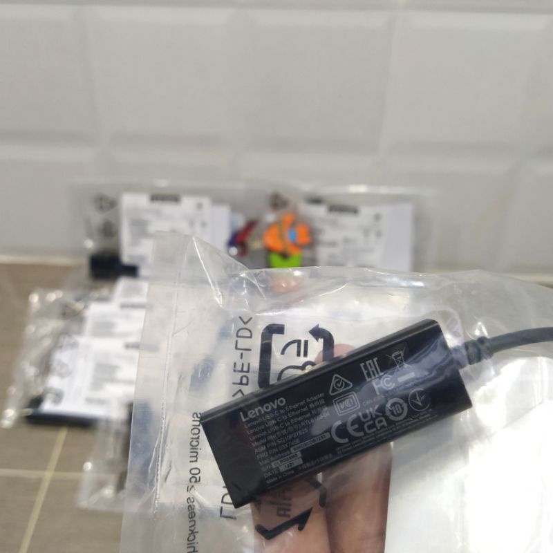 Adapter Lenovo USB type C to Lan 4X90S91831 , Nguyên SEAL , chính hãng Lenovo