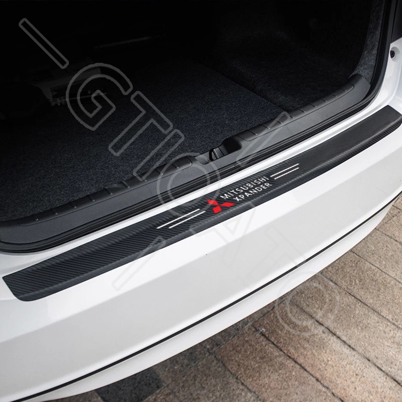 GTIOATO Cho Mitsubishi Xpander Sợi Carbon Bảo Vệ Bậc Cửa Và Dán Cốp Xe Hơi Dán Xe Dán Cửa ô Tô DáN  ̂́Ng XưỚC Ô Tô Phụ KiệN Ô Tô
