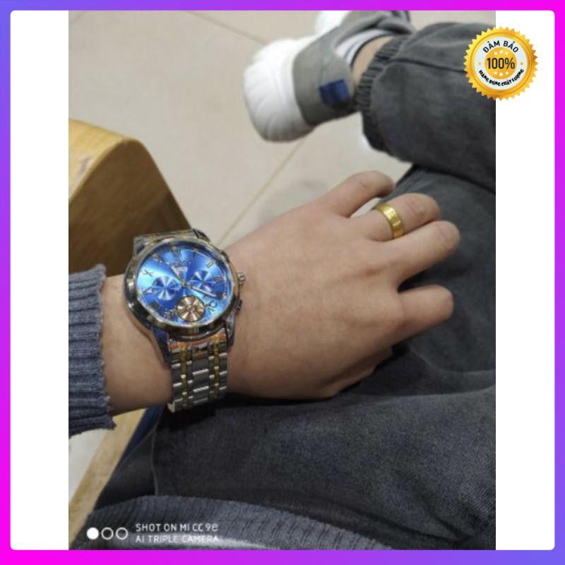 ĐỒNG HỒ NAM FNGEEN CHÍNH HÃNG DÂY THÉP CHẠY 2 LỊCH (TẶNG KÈM HỘP VÀ PIN DỰ PHÒNG) [ Đồng Hồ Nam Cao Cấp] | BigBuy360 - bigbuy360.vn