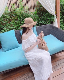 Maxi xô trắng