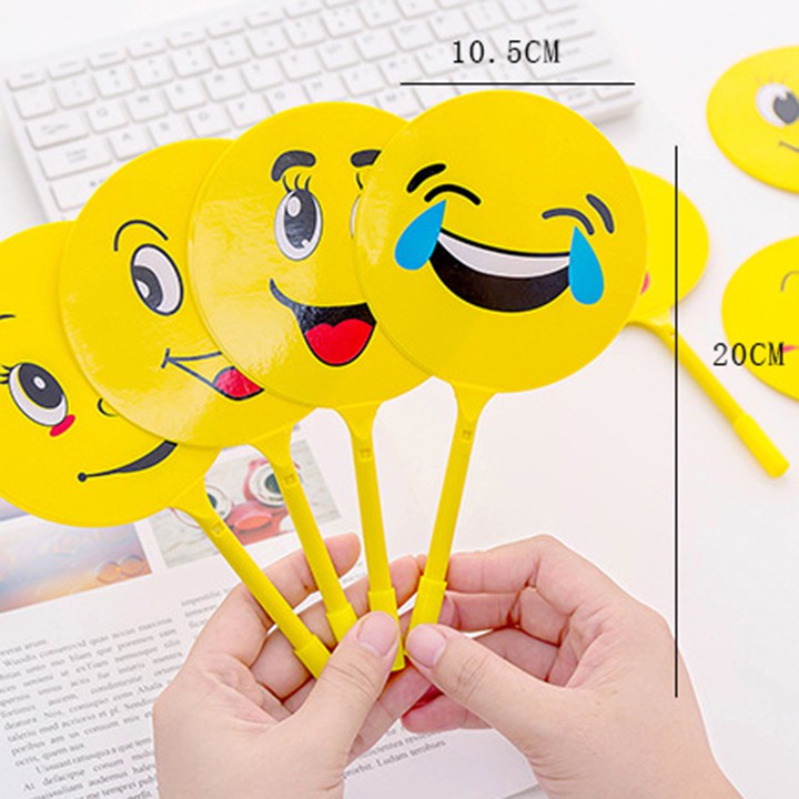 Bút Bi VPPT&amp;T Mẫu Quạt Ngắn Cute Mực Xanh BQ0237