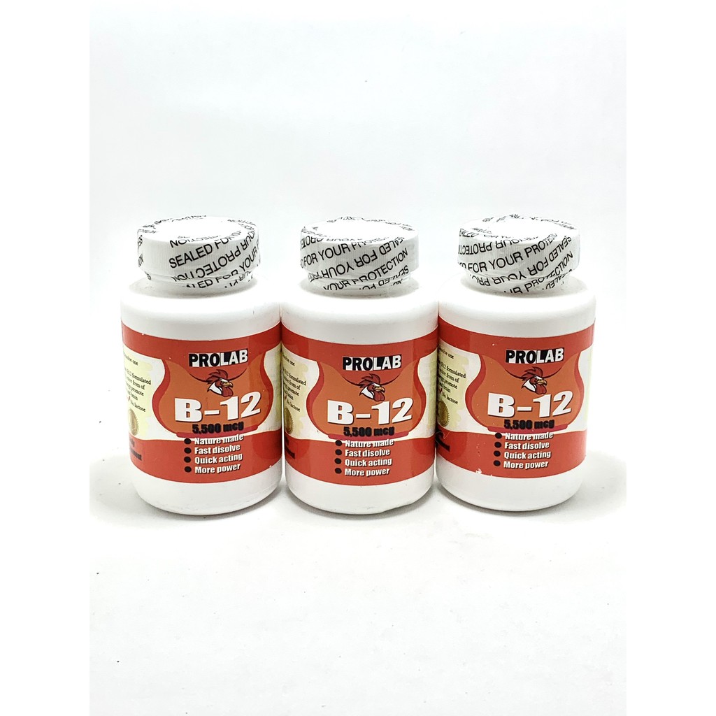 B12 Prolab dinh dưỡng dành cho gà đá 1 HỘP 100 VIÊN