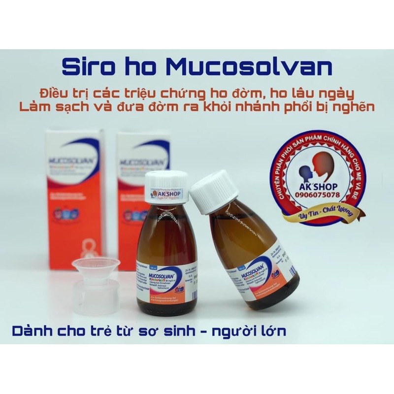 Thảo dược Mucosolvan hàng chính hãng Đức