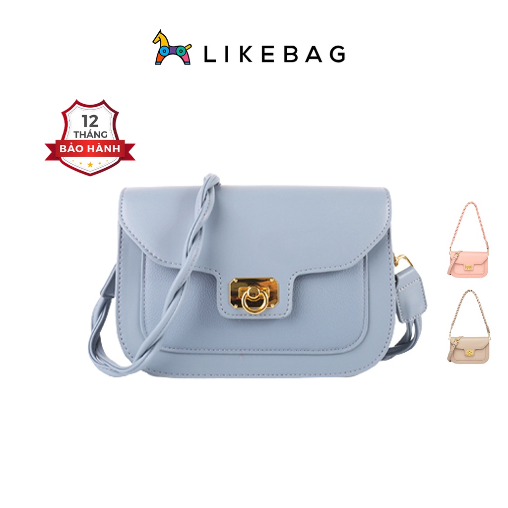 Túi đeo chéo, kẹp nách thời trang LIKEBAG quai xoắn cá tính CJ1006 - LIBAGI