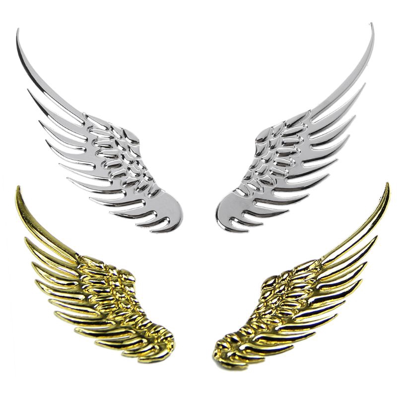 ☀SUPB☀ 3D Angel Hawk Wings Emblem Badge Decal Logo Sticker For Any Car