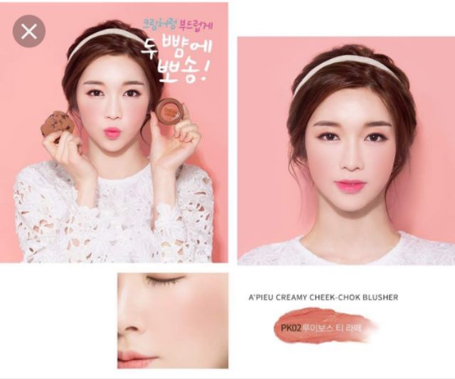 Má Hồng Kem A'pieu Creamy Cheek Chok Blusher