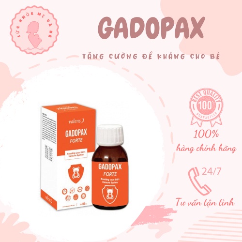 [Chính Hãng] Gadopax Forte - Tăng đề kháng vượt trội trừ Châu Âu, Trẻ hết ốm vặt