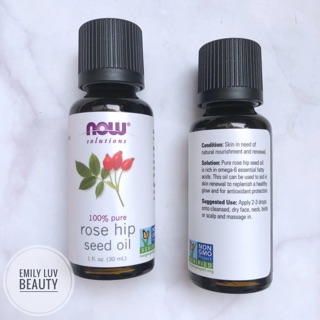 Dầu nụ tầm xuân Now Rosehip Seed Oil 30ml