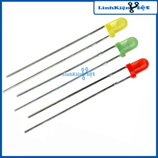 Gói 100 Con Led Phủ Màu 3mm