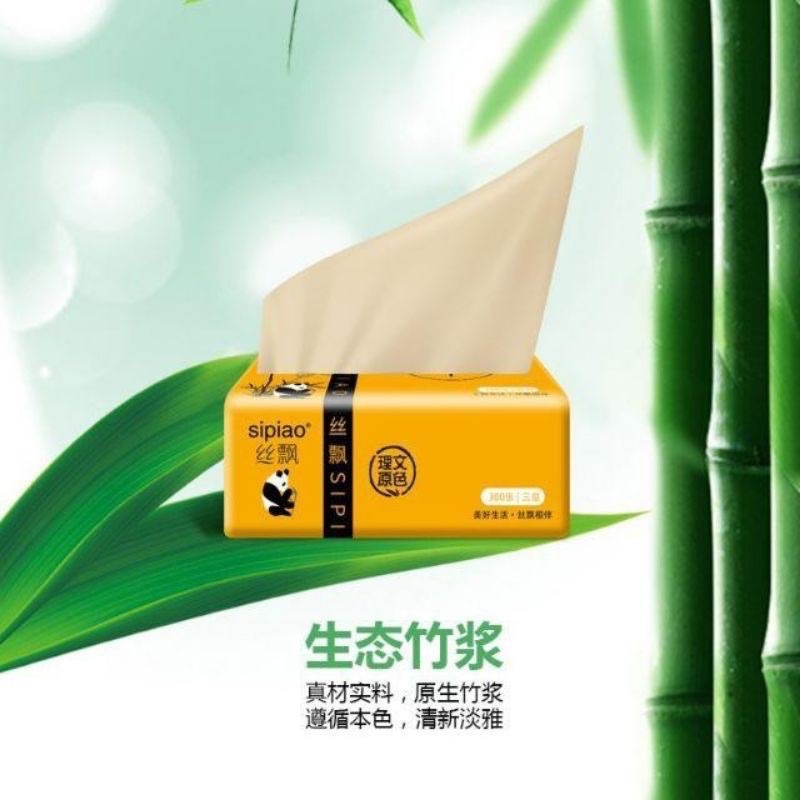 giấy ăn gấu trúc sipiao  -siêu dai chính hiệu sipiao
