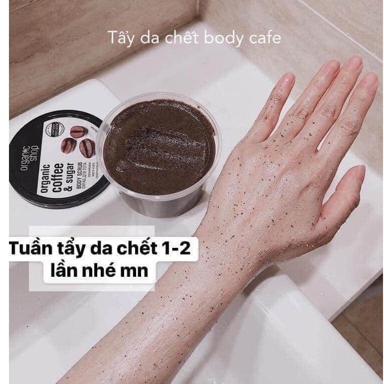 Tẩy da chết Cafe Organic Body Scrub