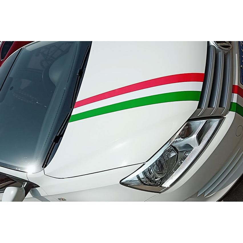 TEM DECAL DÁN XE TẢI XE Ô TÔ, XE HƠI 3 màu  ĐỨC - PHÁP - Ý - Khổ 15cm VÀ 7.5cm