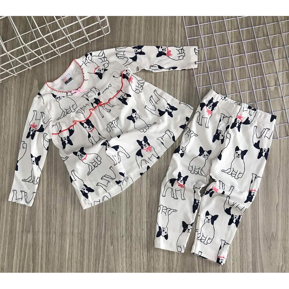 Combo 3 bộ dài tay bé gái