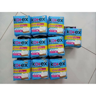 Combo băng vệ sinh Kotex khách đặt