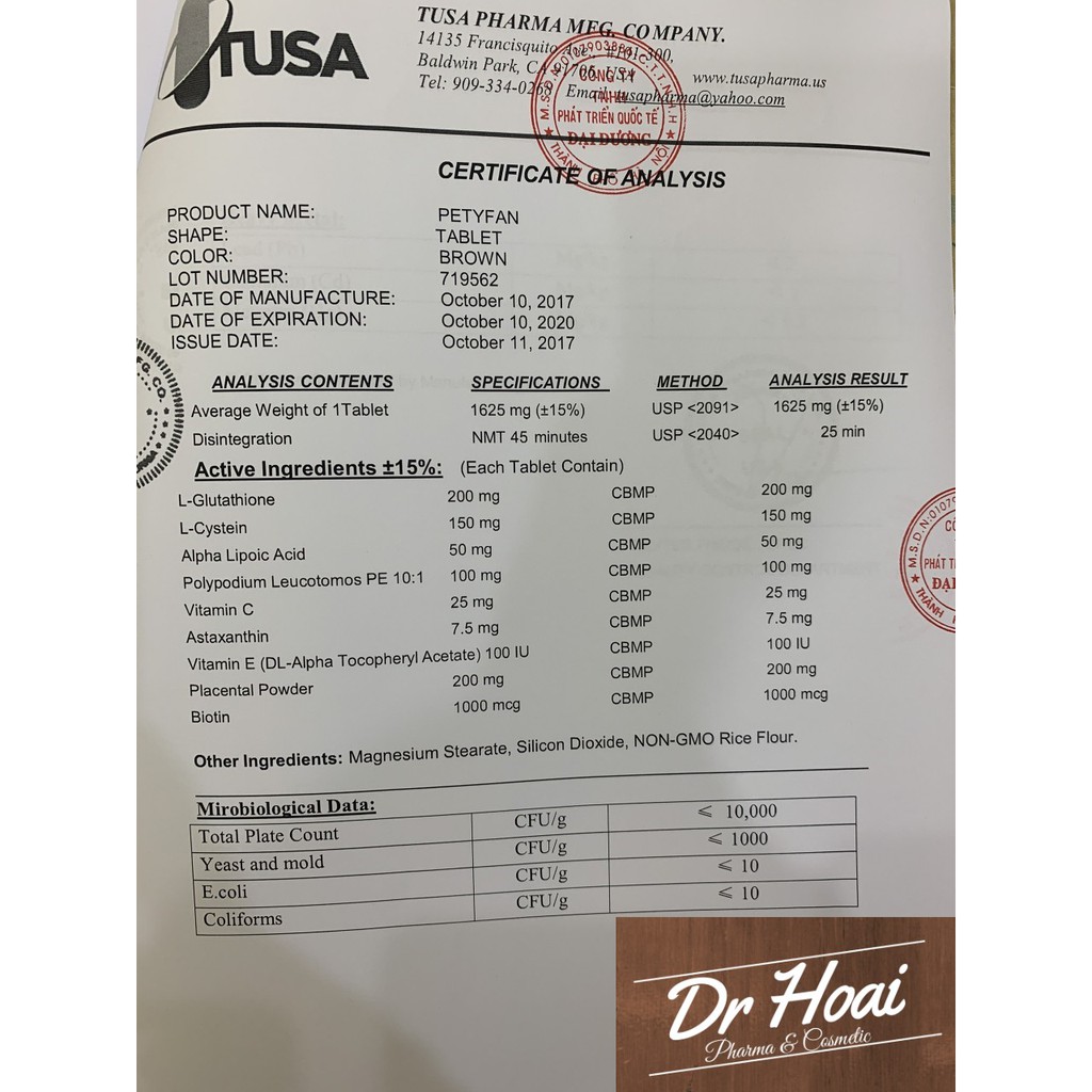 [Giảm 100K nhập mã HOAI100K] Viên Uống Trắng Da Chống Nắng ID30 Gold - PETYFAN ID30 GOLD WHITE SUNCREAM | BigBuy360 - bigbuy360.vn