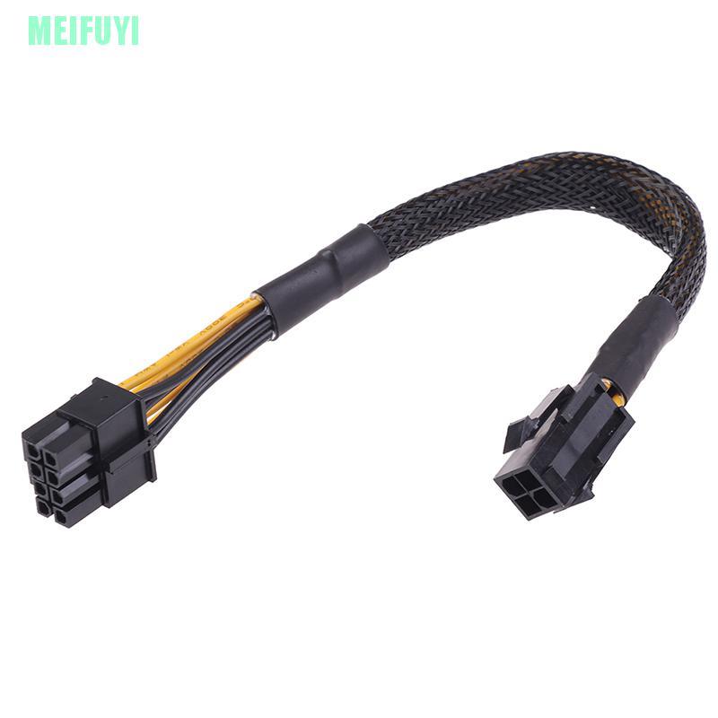 POWER 1 Dây Cáp Chuyển Đổi Từ 20cm 4pin Sang 8pin Cpu