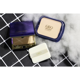 Phấn nén Geo xanh 2 lõi – Geo Sempre C-water two way