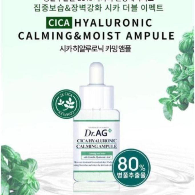 Serum rau má DR.AG+ Cica hyaluronic calming Ampule 25ml