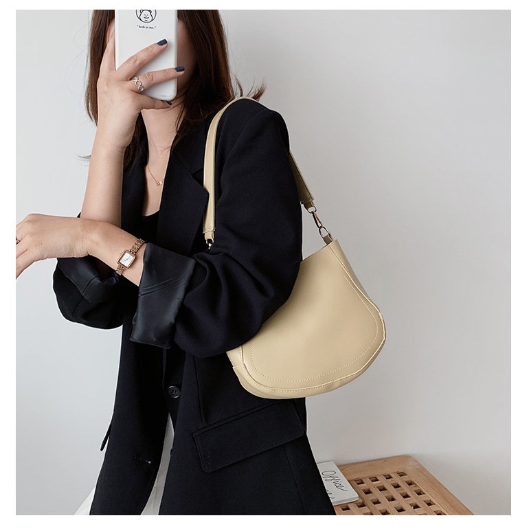 Túi Đeo Vai Thanh Lịch Kiểu Nhật Thời Trang Cho Nữ